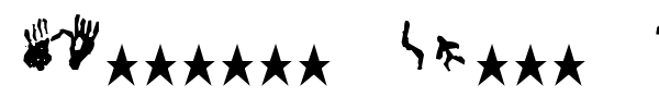 Finnish Rock Paintings font preview